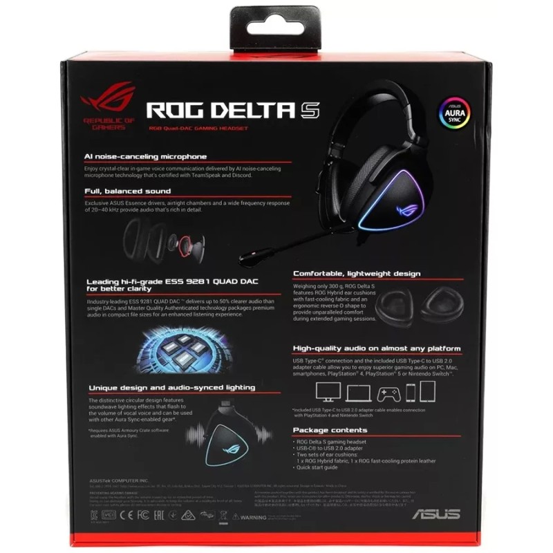 Наушники Asus ROG Delta S