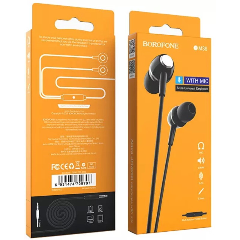 Наушники Borofone BM36 (черный)
