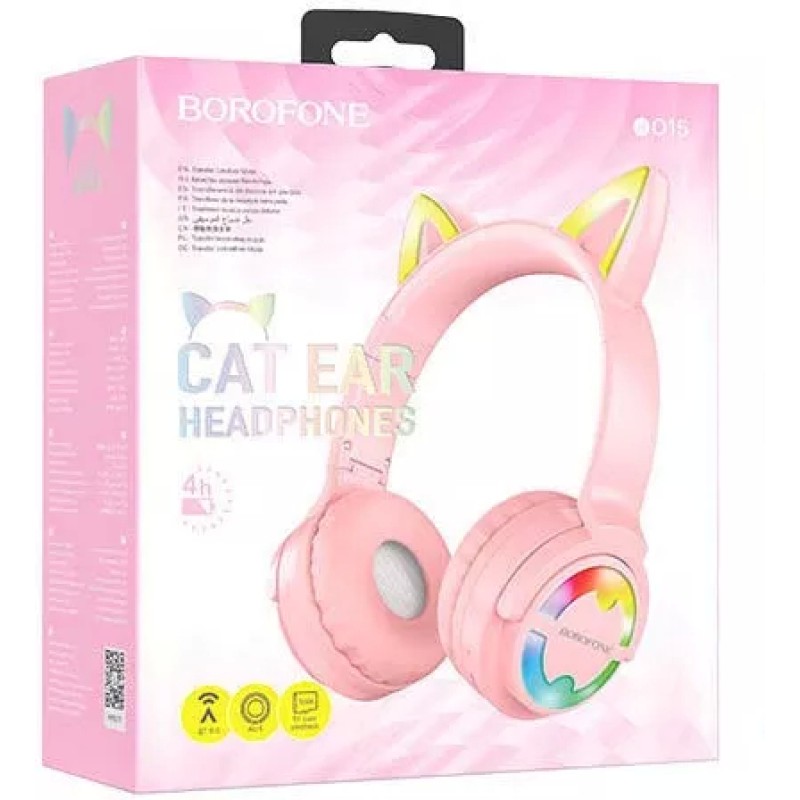 Наушники Borofone BO15 (розовый)