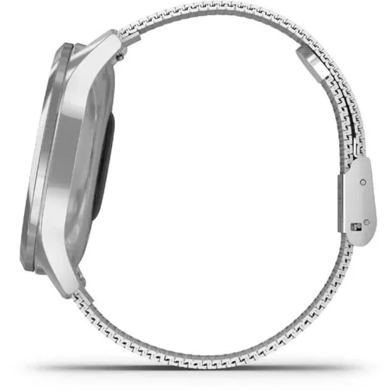 Гибридные умные часы Garmin Vivomove Luxe Silver