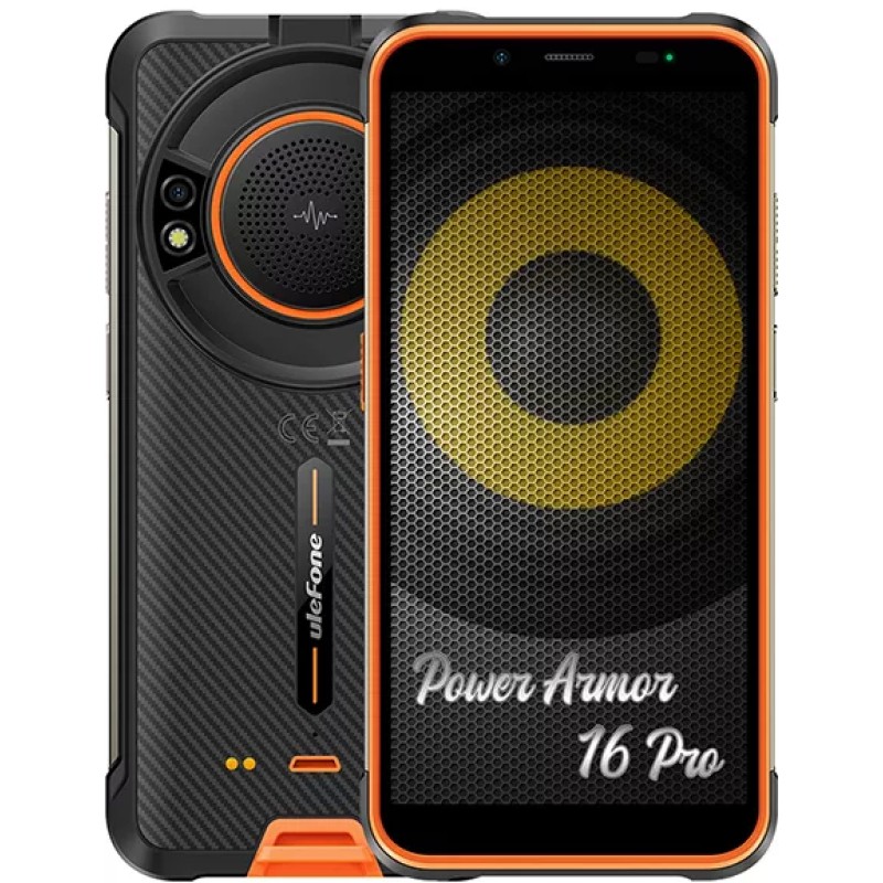 Смартфон Ulefone Power Armor 16 Pro (оранжевый)