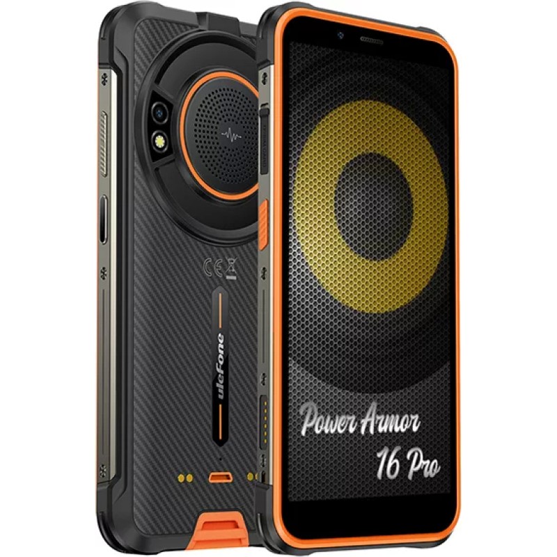 Смартфон Ulefone Power Armor 16 Pro (оранжевый)