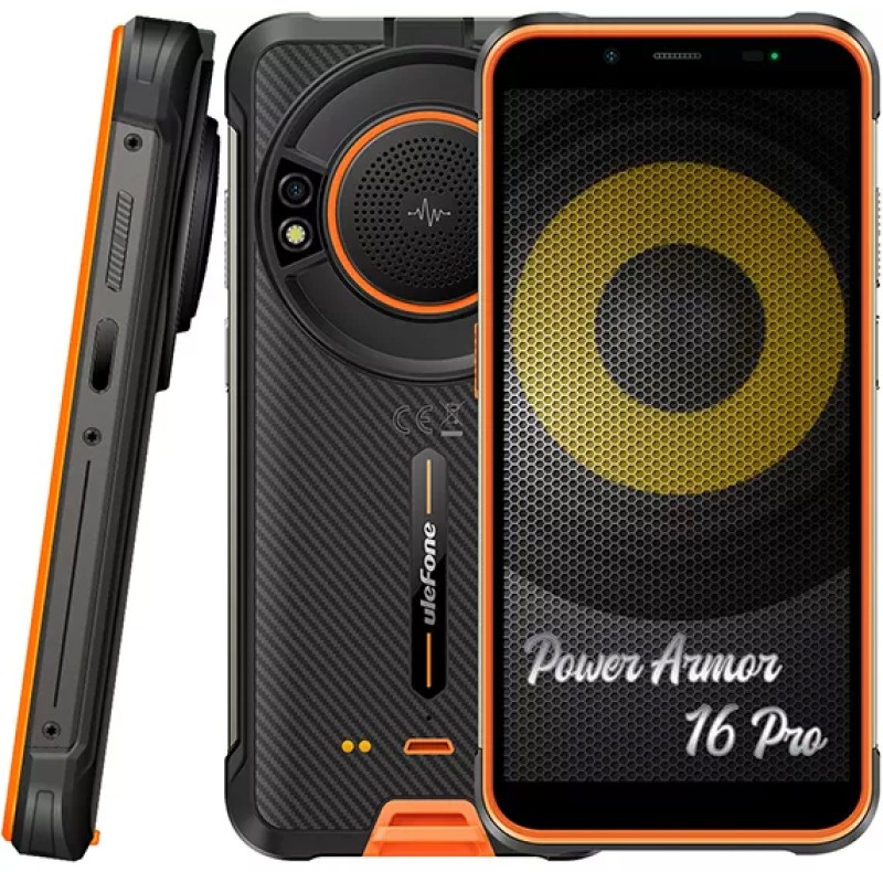 Смартфон Ulefone Power Armor 16 Pro (оранжевый)