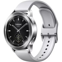 Умные часы Xiaomi Watch S3 M2323W1 (серебристый/серый, международная версия)