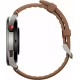 Умные часы Amazfit GTR 4 (серебристый, с коричневым кожаным ремешком)