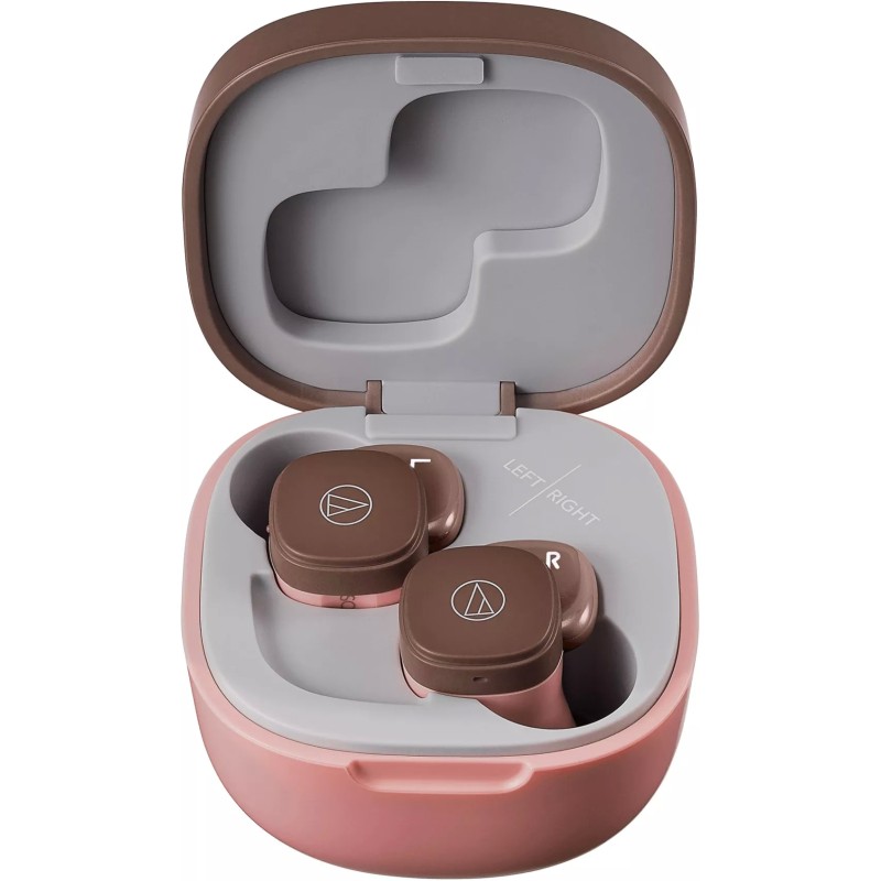 Наушники Audio-Technica ATH-SQ1TW (коричневый/розовый)