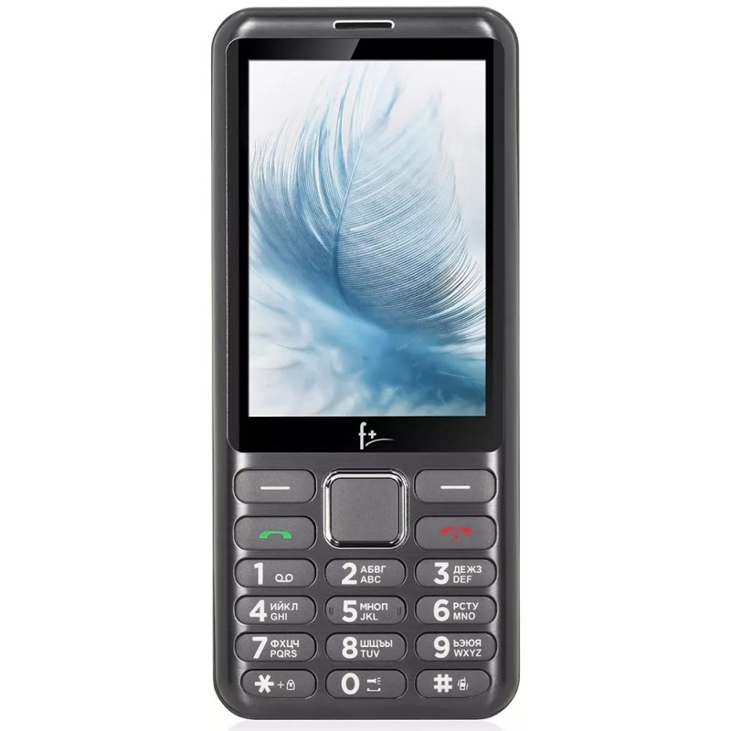 Мобильный телефон F+ S350 (темно-серый)