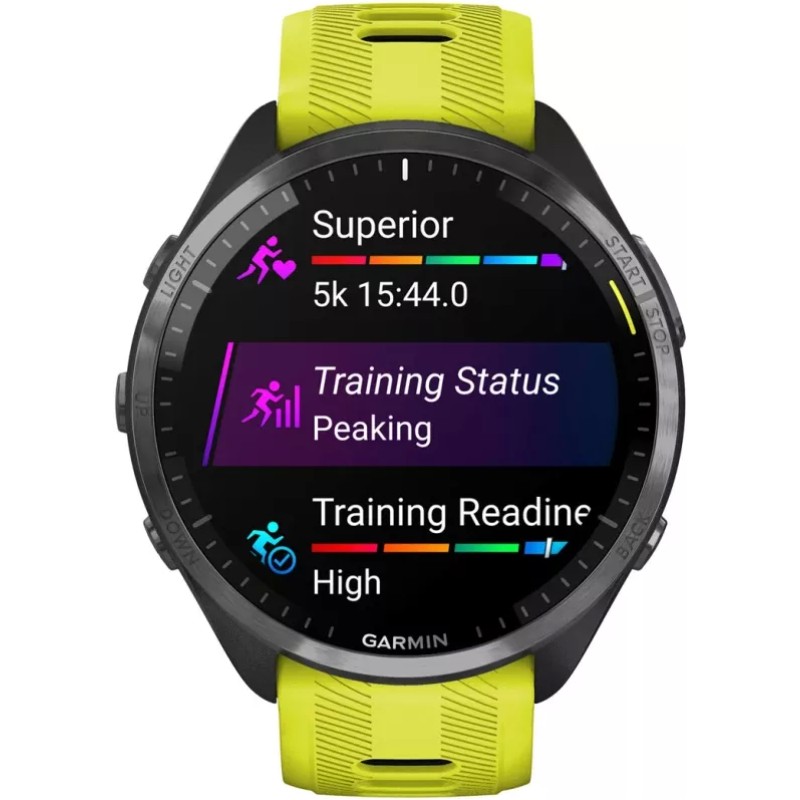 Умные часы Garmin Forerunner 965 (черный/желтый)
