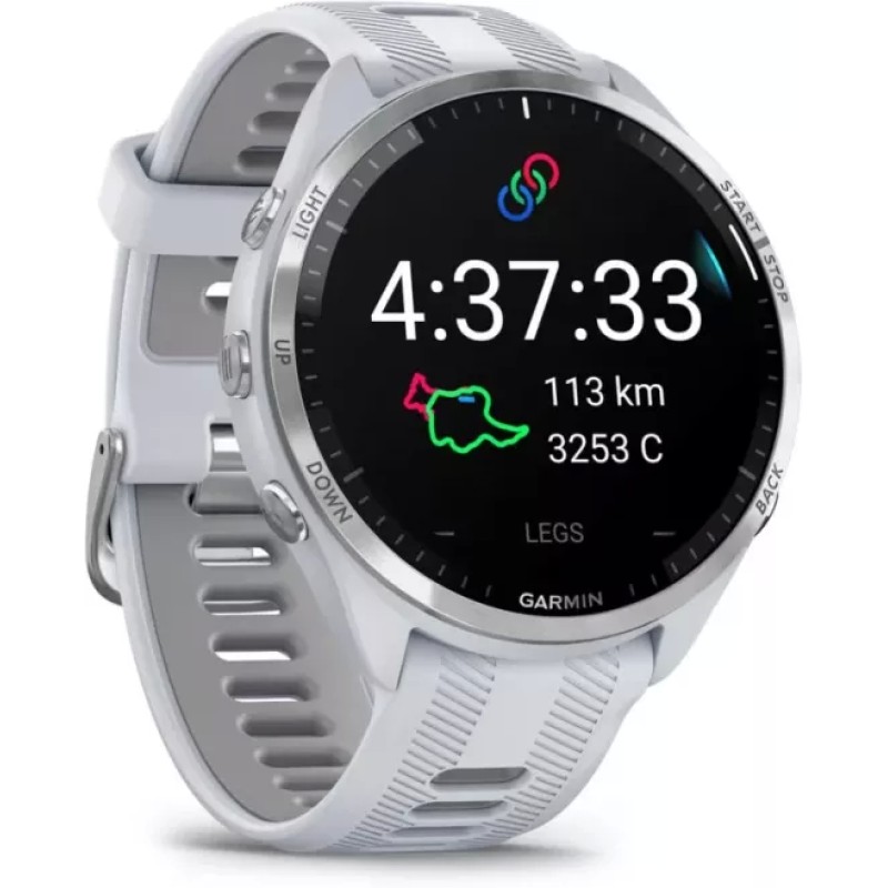 Умные часы Garmin Forerunner 965 (белый/серый)