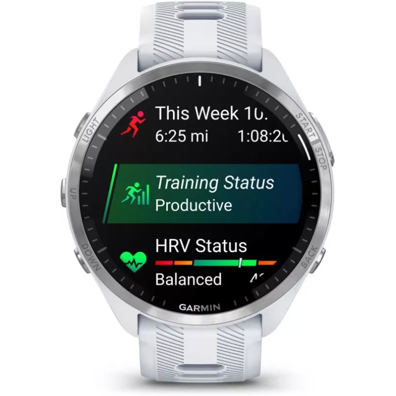 Умные часы Garmin Forerunner 965 (белый/серый)