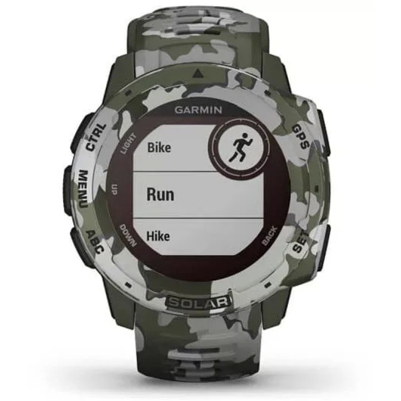 Умные часы Garmin Instinct Solar Camo Edition (лишайник)