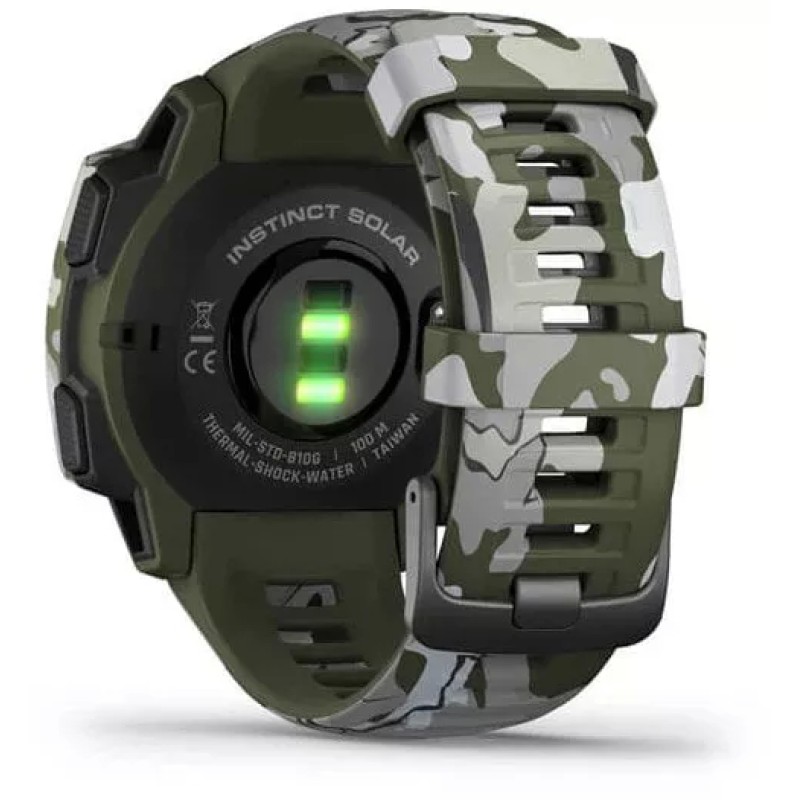 Умные часы Garmin Instinct Solar Camo Edition (лишайник)