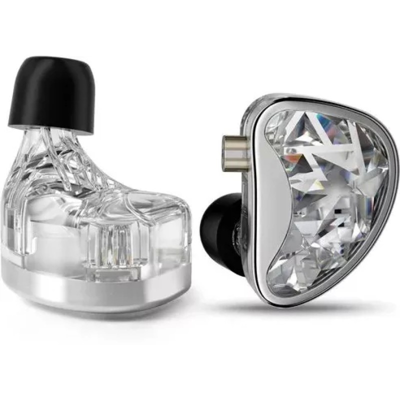 Наушники KZ Acoustics AS24 (with switches) с микрофоном (серебристый)