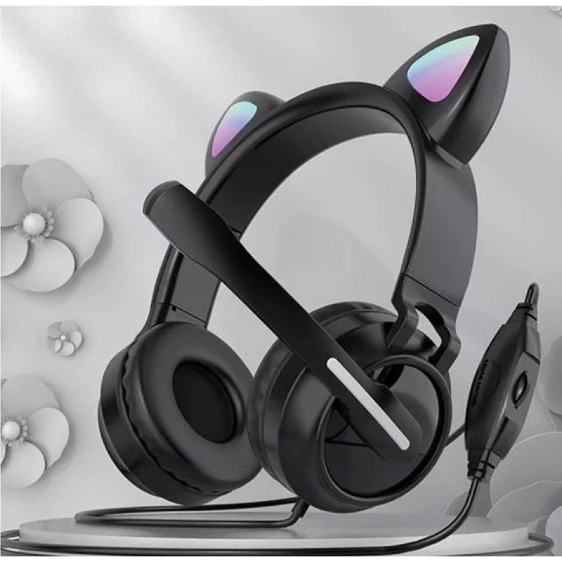 Наушники QUMO Game Cat (черный)