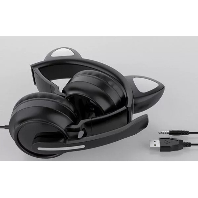 Наушники QUMO Game Cat (черный)