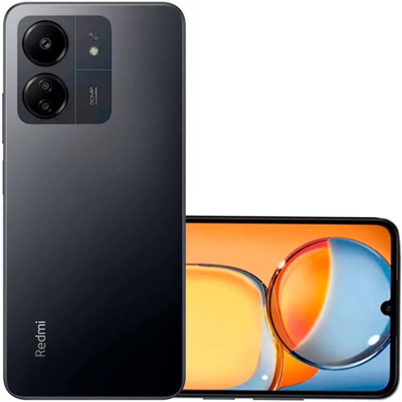 Смартфон Redmi 13C 4GB/128GB с NFC международная версия (полуночный черный)