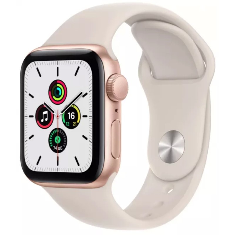 Умные часы Apple Watch SE 44mm Aluminum Gold (MKQ53)