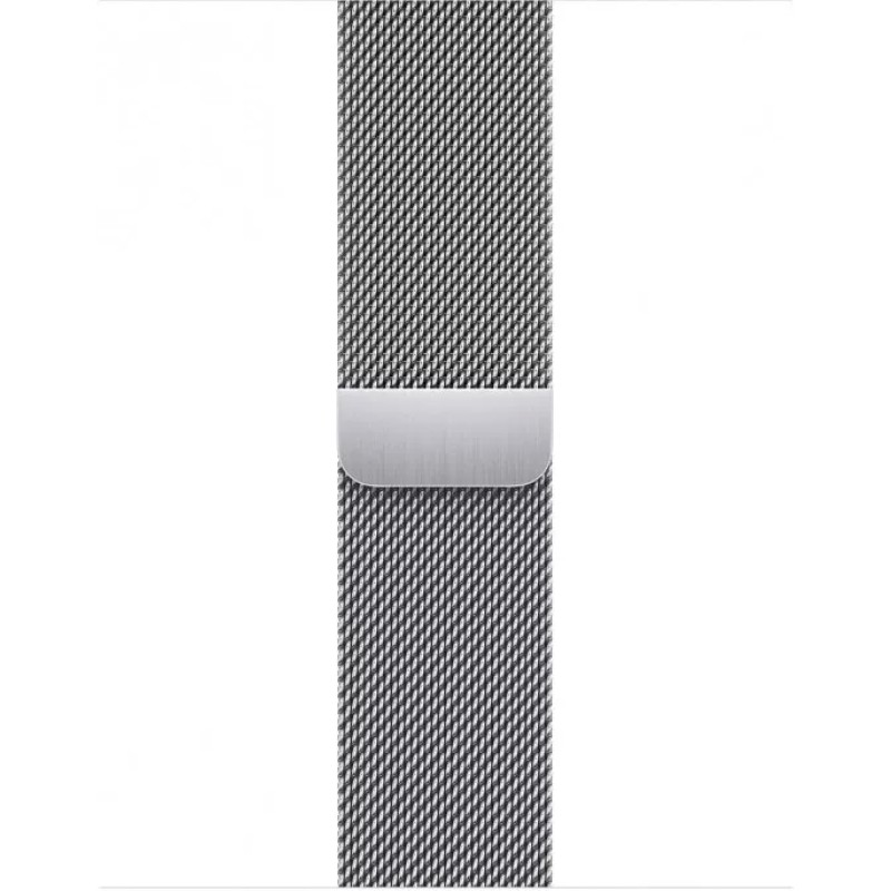 Умные часы Apple Watch Series 8 41 мм (корпус из нержавеющей стали, серебристый/серебристый, миланский сетчатый браслет)