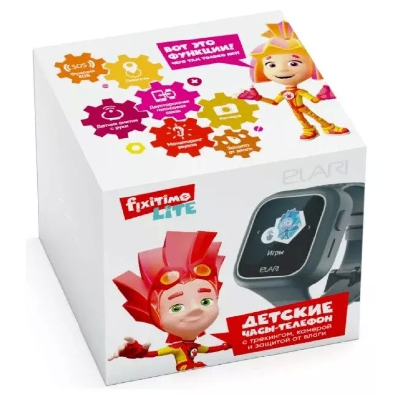 Детские умные часы Elari FixiTime Lite (черный)