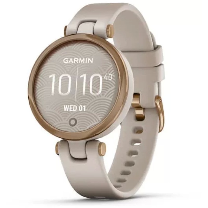 Умные часы Garmin Lily (розовое золото/силиконовый ремешок)