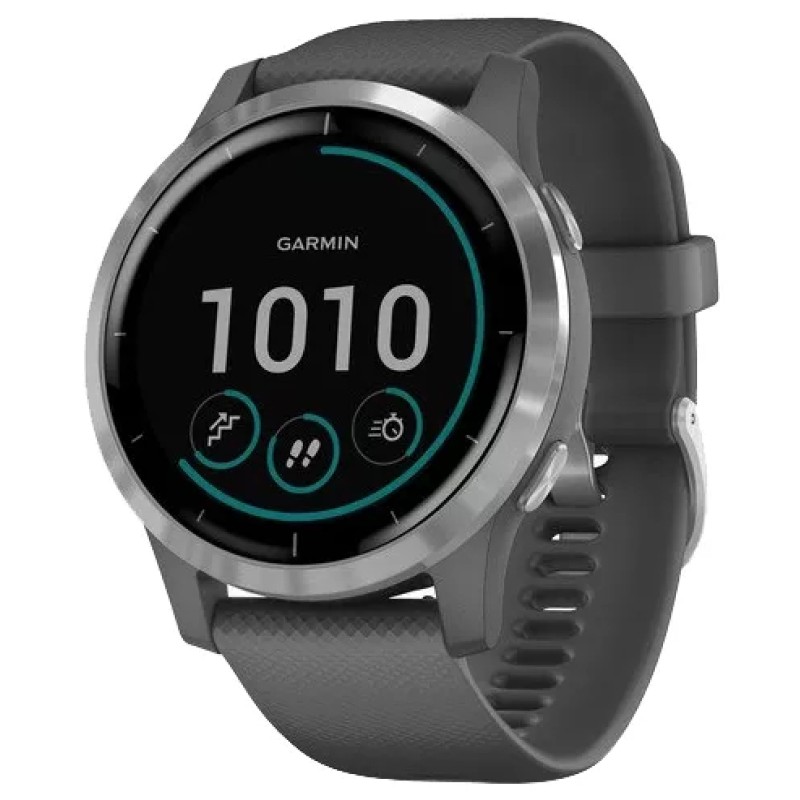Умные часы Garmin Vivoactive 4 (серый/серебристый)