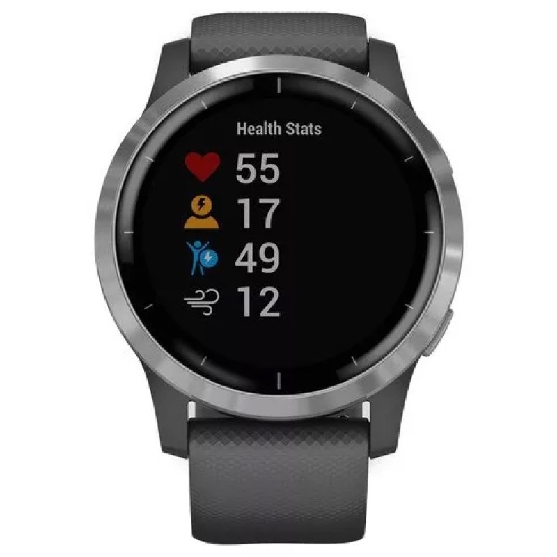 Умные часы Garmin Vivoactive 4 (серый/серебристый)