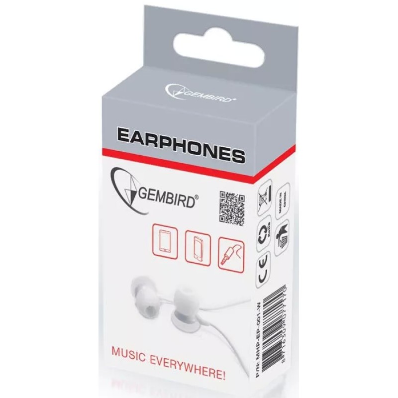Наушники Gembird MHP-EP-001-W