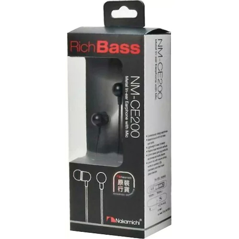 Наушники Nakamichi NM-CE200 (черный)