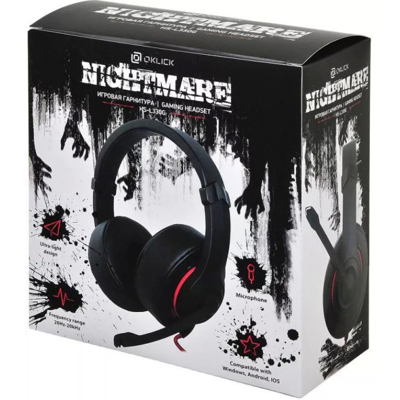Наушники Oklick HS-L330G Nightmare