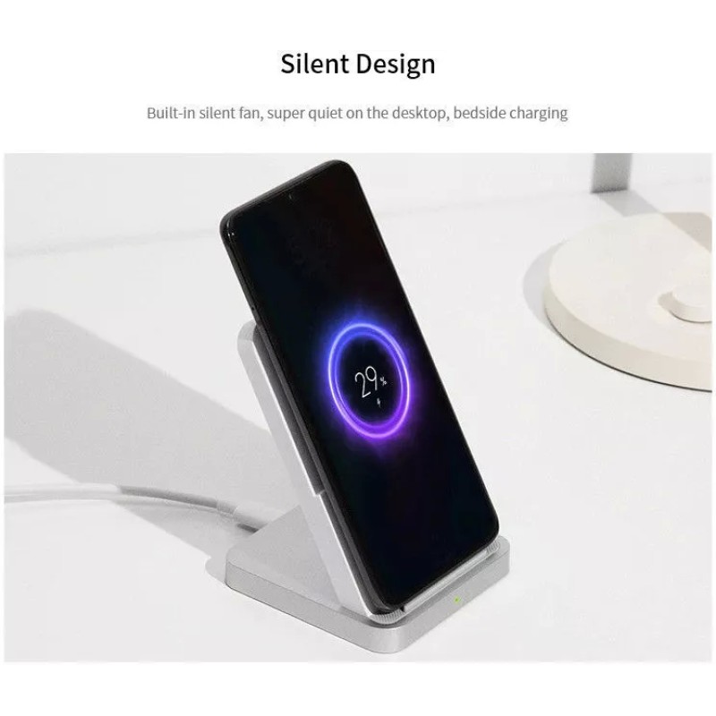 Беспроводное зарядное Xiaomi Vertical Air-Cooled Wireless Charger MDY-11-EG (международная версия)