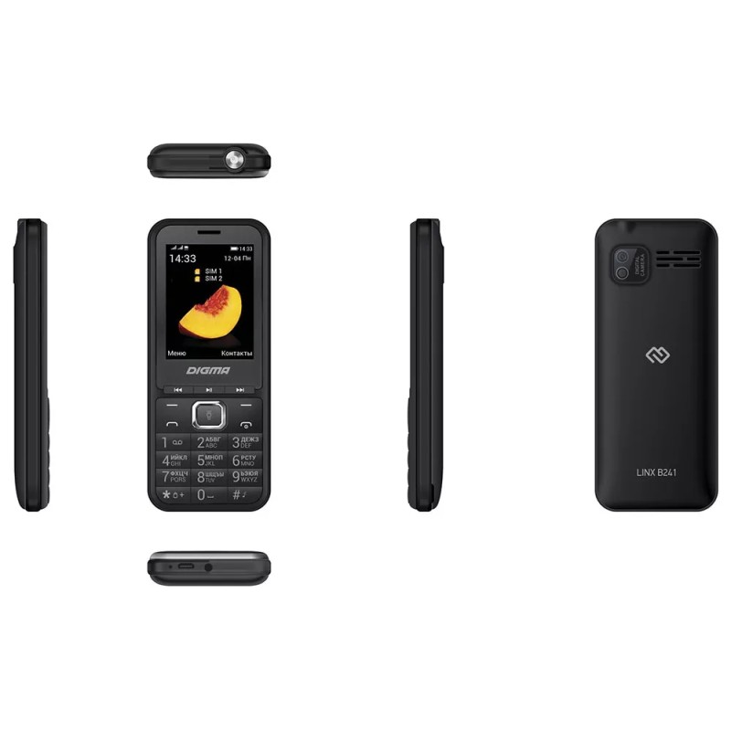 Мобильный телефон Digma Linx B241 (черный)