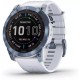 Умные часы Garmin Fenix 7X Sapphire Solar 51 мм (голубой минерал/белый камень)