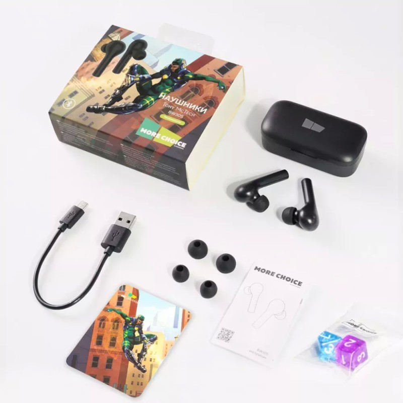 Наушники More Choice BW30S (черный)