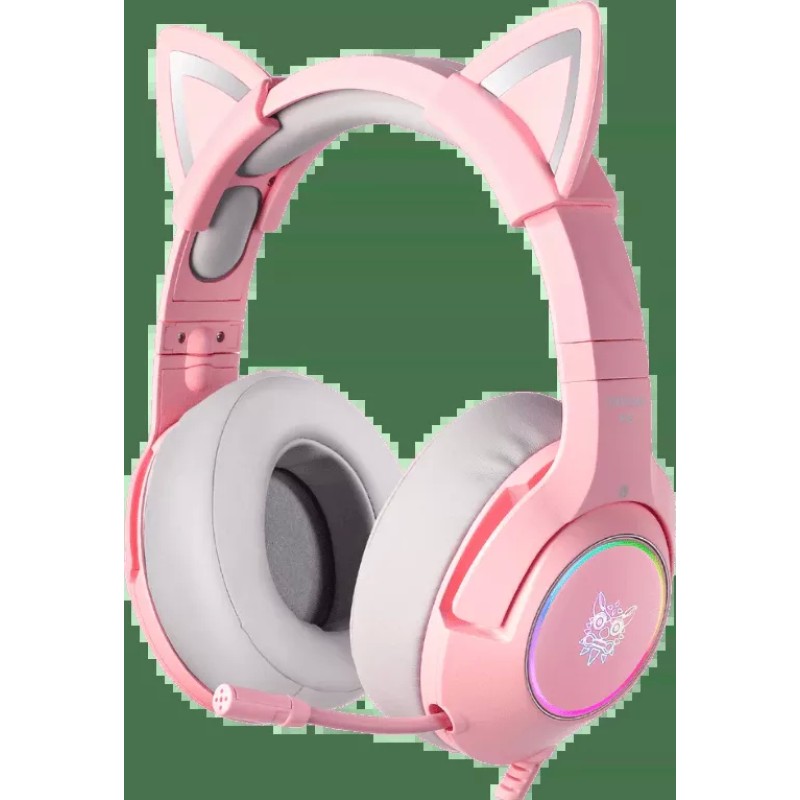 Наушники Onikuma K9 Cat Ears (розовый)