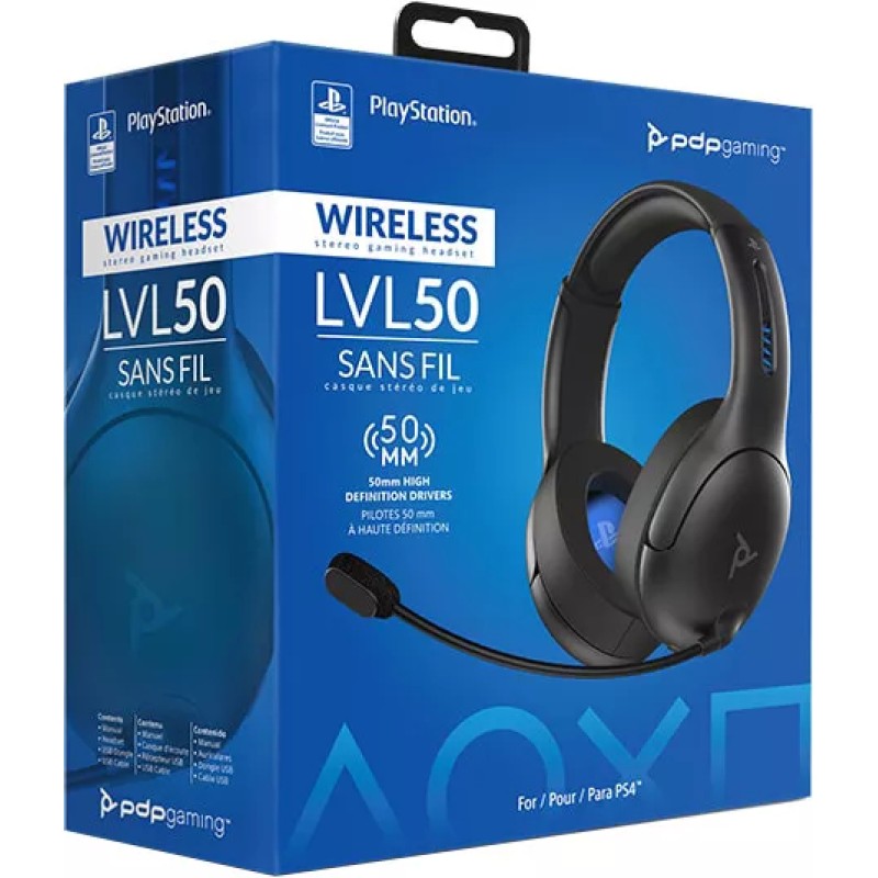 Наушники PDP LVL50 Wireless (для PS4/PS5, черный)