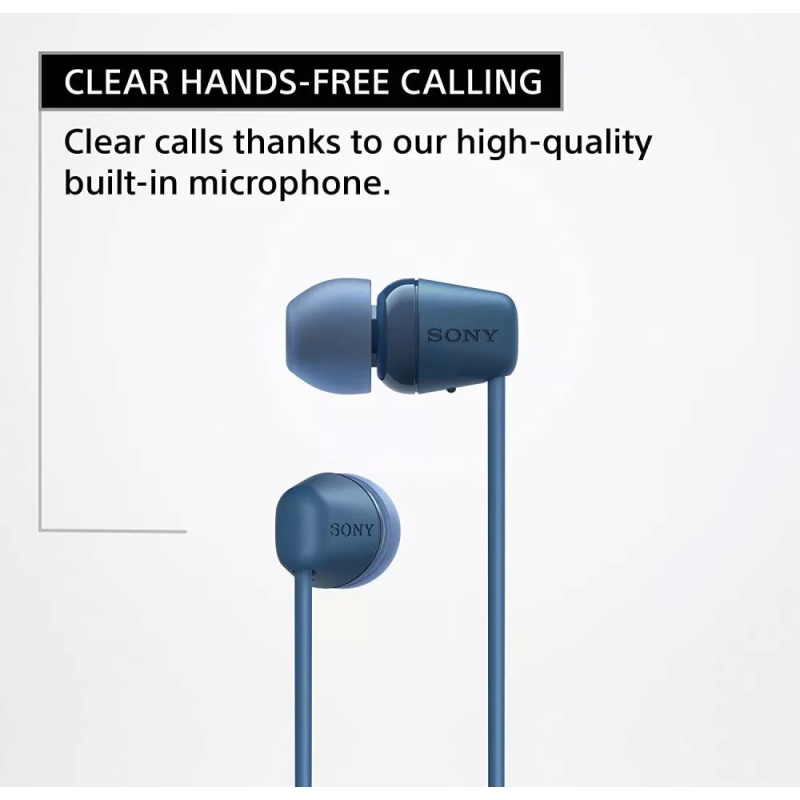 Наушники Sony WI-C100 (синий)