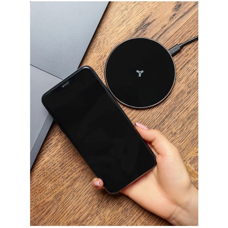 Беспроводное зарядное AccesStyle Opal 15W (серый)