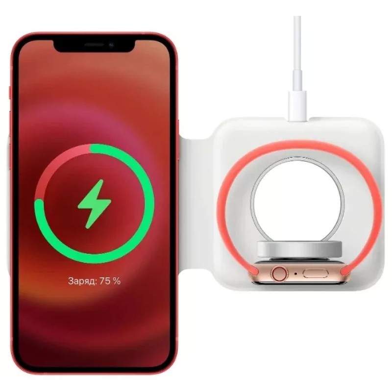 Беспроводное зарядное устройство Apple MagSafe Duo Charger MHXF3ZE/A