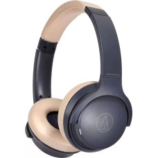 Наушники Audio-Technica ATH-S220BT (темно-синий/бежевый)