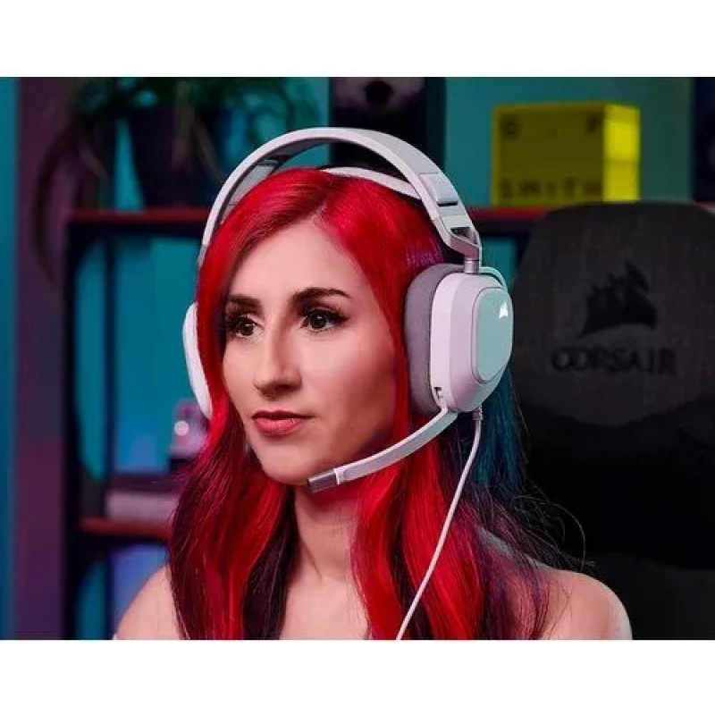 Наушники Corsair HS80 RGB Wireless (белый)