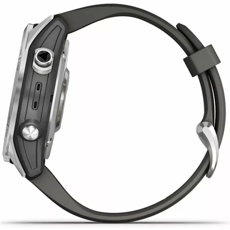 Умные часы Garmin Fenix 7S 42 мм (серебристый/графитовый)
