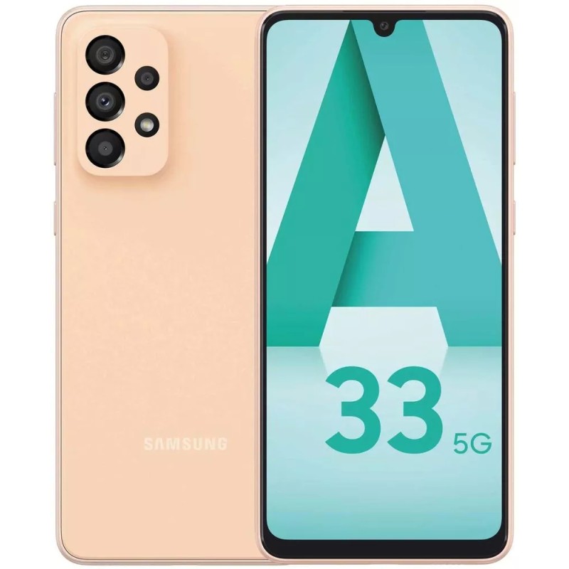Смартфон Samsung Galaxy A33 5G 6GB/128GB персиковый (SM-A336E/DSN)