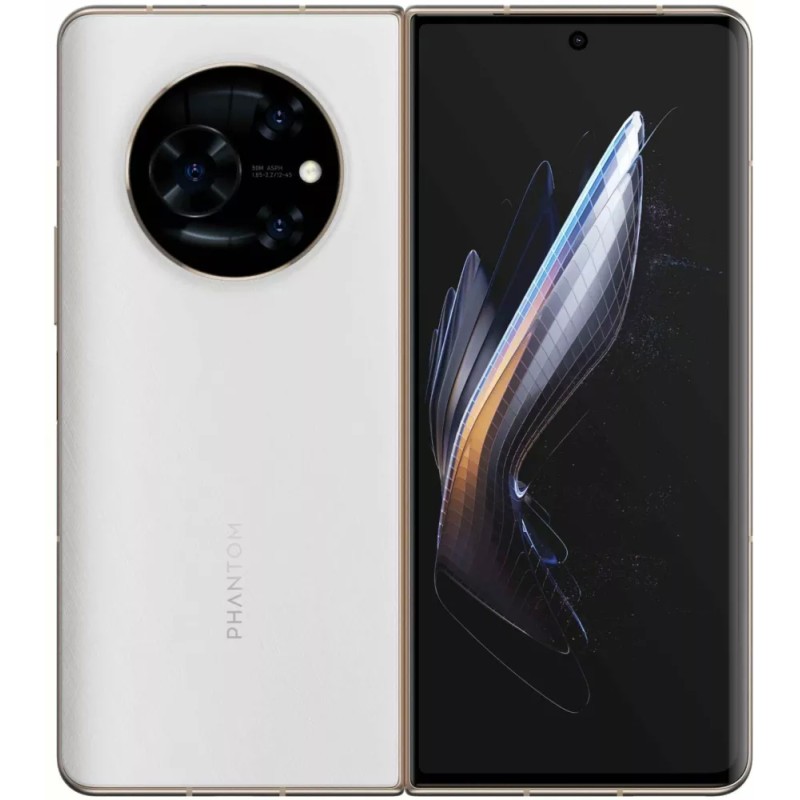 Смартфон Tecno Phantom V Fold 12GB/512GB (белое золото)