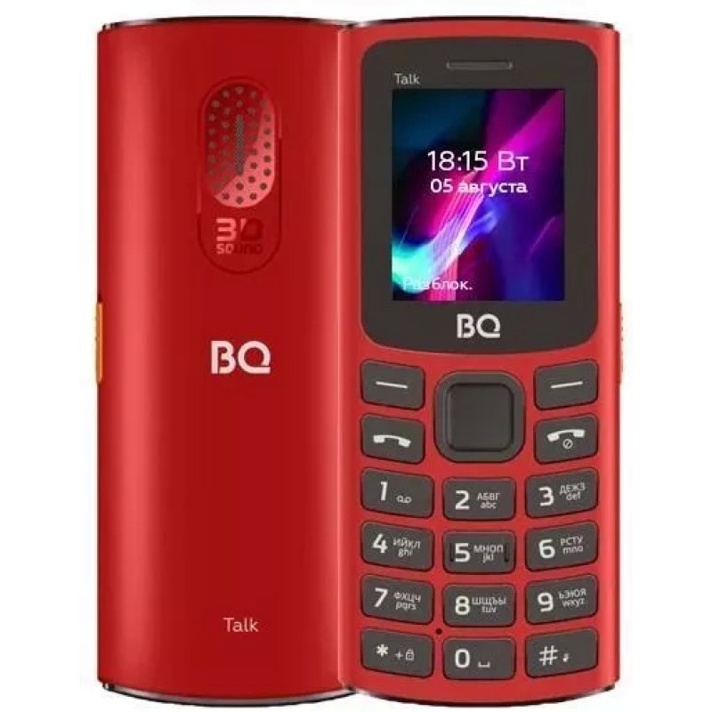 Мобильный телефон BQ BQ-1862 Talk (красный)