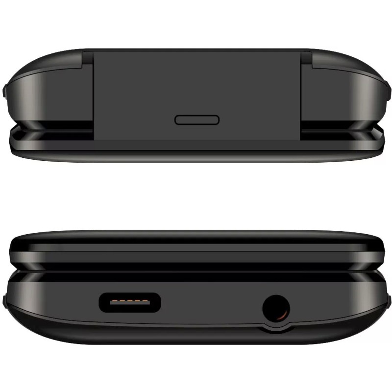 Мобильный телефон F+ Flip 240 (черный)