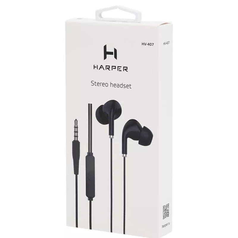 Наушники Harper HV-407 (черный)