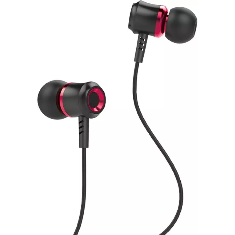 Наушники Hoco M46 (черный/красный)