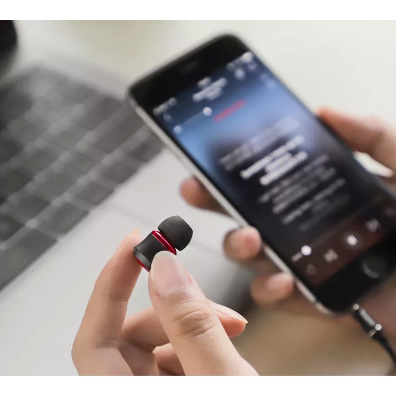 Наушники Hoco M46 (черный/красный)