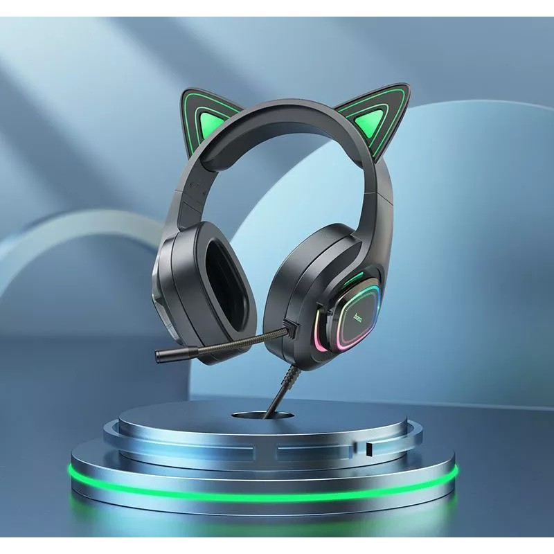 Наушники Hoco W107 (эльф кошка)