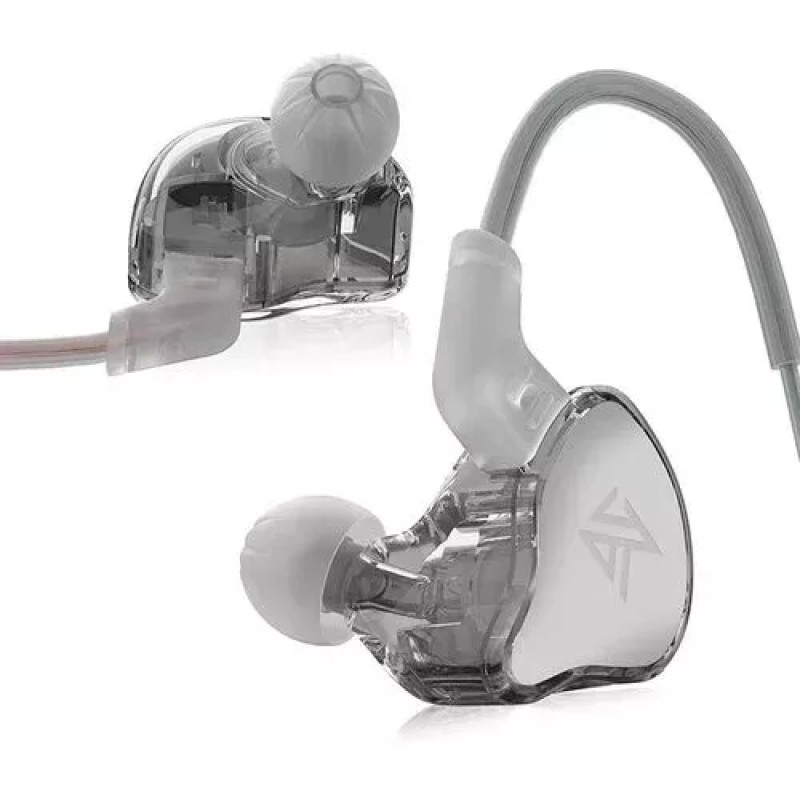 Наушники KZ Acoustics EDCX с микрофоном (серый)